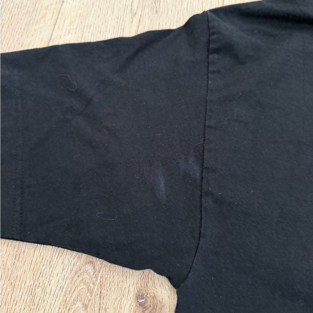 Sullen Black Graphic T-Shirt with Skull and Roses - Picture 9 of 10